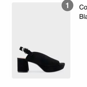 Brand new/never worn Elegant Black Women's Slingback Heels